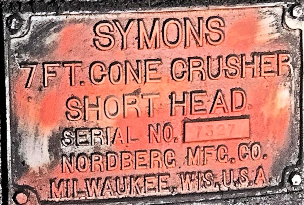 16 Units - Symons-nordberg 7' Xhd Cone Crushers (standard And Shorthead))